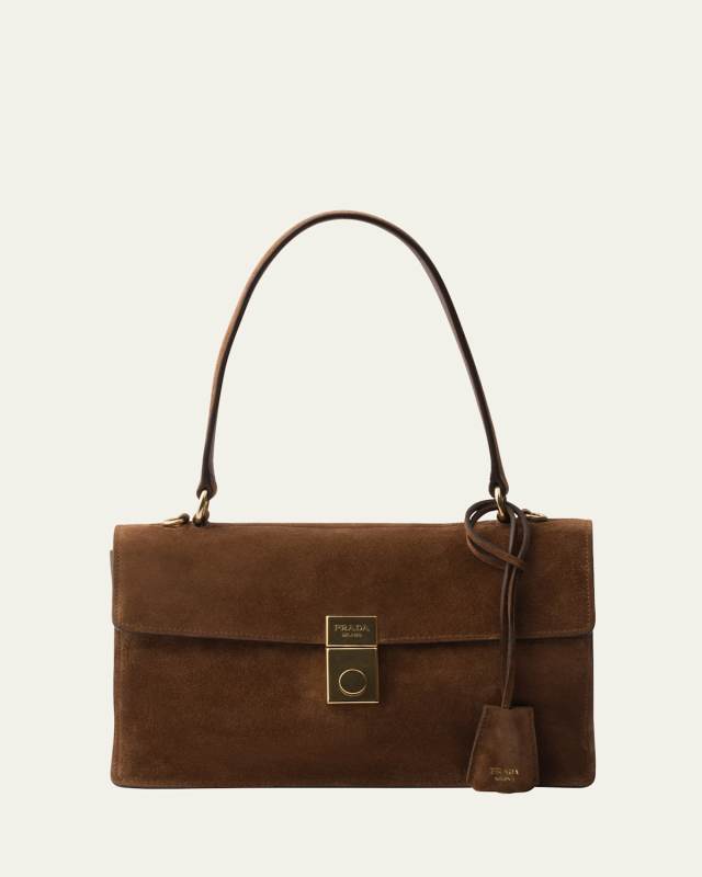 Soft Sound Suede Shoulder Bag